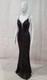 SEQUIN PATTERN DEEP V GLAMOROUS FORMAL GOWN - IMAGE 5