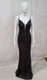 SEQUIN PATTERN DEEP V GLAMOROUS FORMAL GOWN - IMAGE 1