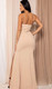 Stretch jersey cowl neck formal gown with sequin detail - Image 4