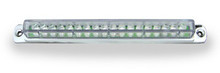 6" Red LED Light Bar with Chrome Casing and Clear Lens