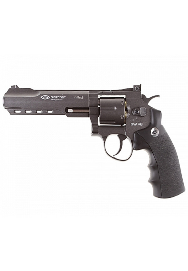 Gletcher SW R6 .177 Caliber Full Metal CO2 Revolver - Hero Outdoors