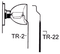TR-2 vs. TR-22 illustration