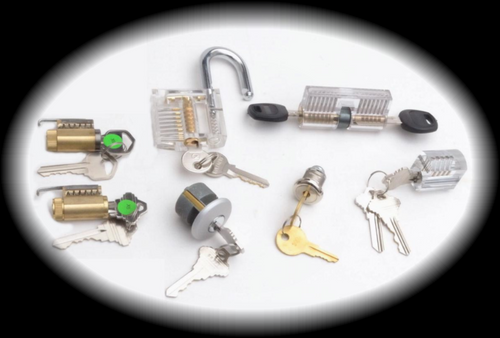 New For 2018 - The PRACTICE LOCK MEGA PACK -- 7 assorted practice locks