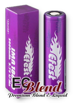 Efest 3000mah 35amp 18650 Battery at ECBlend E-Liquids Efest 3000mah 35amp 18650 Battery at ECBlend Flavors