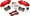Pantera FRONT Caliper Upgrade Kit for stock rotors-6 Piston!