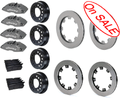 Pantera 4 Piston ANO Brake Kit - 12.19 LUG/11.75 LUG x .81 Plain Rotors