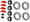 71-74 Pantera 4 Piston Brake Kit - 12.19x.81 front Rotors/11.75x.81 rear SRP Rotors.