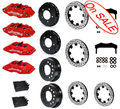 71-74 Pantera 4 Piston Radial Brake Kit - 12.19x.81 front Rotors/11.75x.81 rear SRP Rotors.
