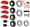 71-74 Pantera 4 Piston Radial Brake Kit - 12.19x.81 front Rotors/11.75x.81 rear SRP Rotors.