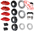 71-74 Pantera 4 Piston Radial Brake Kit - 12.19x.81 front Rotors/11.75x.81 rear GT Rotors.