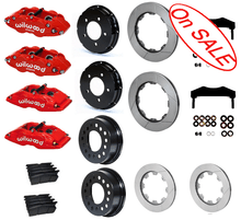 71-74 Pantera 4 Piston Radial Brake Kit - 12.19x.81 front Rotors/11.75x.81 rear GT Rotors.