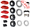 71-74 Pantera 4 Piston Radial Brake Kit - 12.19x.81 front Rotors/11.75x.81 rear GT Rotors.