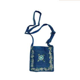 G7004 Hemp Handbag with Embroidery