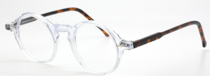 Preciosa Round Acetate Eyewear 786 Clear And Tortoiseshell At The Old Glasses Shop