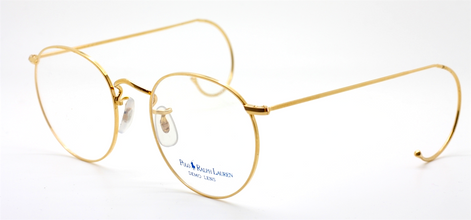 Ralph Lauren Polo Classic X Panto Shaped Gold Eyewear At The Old Glasses Shop