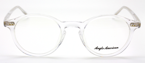 Clear Acrylic 406 Glasses By Anglo American At www.theoldglassesshop.co.uk