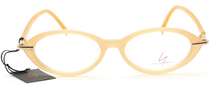 Vintage Yamamoto 7212 Peach Coloured Acrylic Spectacles At The Old Glasses Shop Ltd