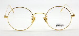 Cloud 13 Round Titanium Gold Plated Eyewear By Les Pieces Uniques At The Old Glasses Shop