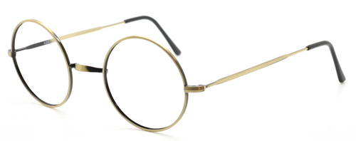 Antique Gold True Round Vintage Spectacles By Beuren At The Old Glasses Shop