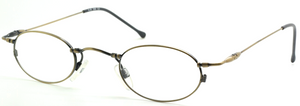 Lightweight Oval Glasses In Antique Gold At www.theoldglassesshop.co.uk