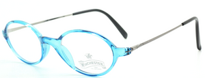 Winchester SWEET Vintage Oval Spectacles In A Blue Acrylic At The Old Glasses Shop Ltd