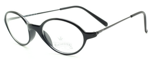 Winchester SWEET Vintage Oval Spectacles In A Black Acrylic At The Old Glasses Shop Ltd