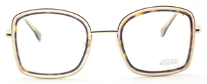 WONDERFUL! Archivio Moderno 7009 Large Eye Square Eyewear In Gold, Tortoiseshell Effect & Glitter At The Old Glasses Shop Ltd