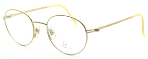 Vintage Yohji Yamamoto 5104 Matt Gold Designer Eyewear At The Old Glasses Shop Ltd