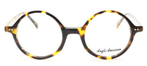 Anglo American 400 Amber Havana Round Acetate Eyewear At The Old Glasses Shop Ltd