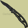 Gerber Tools GB-22-08445 Paraframe I - Ti-Grey, Serrate