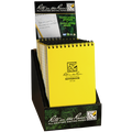 RITE IN THE RAIN 146-18 (4X6 NOTEBOOK YELLOW - 18 PACKW/POP DISPLAY)