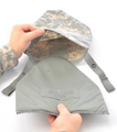 Outer Tactical Vest (IOTV), GEN II, GROIN PROTECTOR ASSEMBLY ONLY, ACU Pattern, Size XS-ML, NSN: 8470-01-564-3415