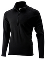 Massif Flamestretch Pullover, 1/4 Zip, Black, MSRT00005, Flame Resistant (FR)