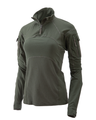 Advanced Combat Shirt (ACS), Type II (1/4 Zip), MCMS00038, Sage Green, Women's Fit, Flame-Resistant (FR)