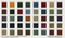 A large color pallet to select the wood stain.