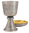 Chalice with Last Supper Engraved Design, A-2026s, Oxidized Silver finish, 16 ounce, 7" high, 6 1/8" Bowl Paten included.
Ciborium with Last Supper Engraved Design, B-2026S, Oxidized Silver finish, 8.25" high, 225 host capacity.