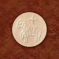 1 3/8in  Communion Wafers, Lamb Design