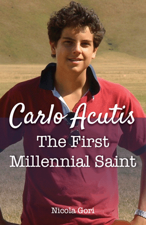 Carlo Acutis The First Millennial Saint by Nicola Gori ~ (Blessed)Patron Saint of the Internet
Carlo Acutis was a little “different” at school, in the pizzerias, and on the soccer field. What set Carlo apart was his constant pursuit of holiness. In addition to his fun hobbies, he spent time teaching catechism classes and serving in soup kitchens. Carlo loved to attend daily Mass and frequent Eucharistic adoration. The Word of God and the Eucharist were the center of his life. Carlo’s unwavering devotion to the Eucharist inspired him to tell the story of Eucharistic miracles through a website he created just for fun.
Carlo died from a sudden and violent illness in 2006 at the age of fifteen. In less than a decade, his story spread across Italy and around the world. After Pope Francis declared him venerable in 2018, his beatification was celebrated in Assisi on October 10, 2020. The next step will be canonization, making him the first millennial saint.