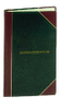 
Standard Edition: 9 x 14, 1000 records, Hand bound cover with green Spanishgrain sides, red sturdiflex corners and back, gold titled and tooled. Indexed, Permalife paper.