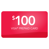 $100 Visa Prepaid Card (Mail-in Rebate)