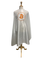 White Bitcoin Salon Capes with orange logo
