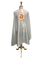 White Bitcoin Salon Capes with orange logo