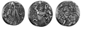 2016 Perth Mint  Norse Gods three coin set, Odin - Thor - Loki