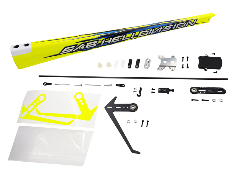 Boom Aluminium SAB Goblin RAW 700 - Modèle Jaune H1428-S, Neuf
