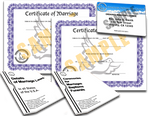 Full Marriage Package 1 ID Card one year Minister License 2 Marriage Certificates 1digital copy Details of Marriage Laws 1digital copy Ceremonies