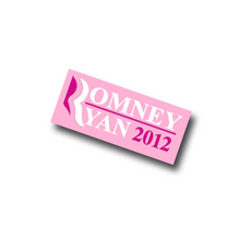 1" Pink Romney/Ryan Lapel Pin.