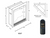 Specifications for the SD27 Electric Fireplace Insert.  Framing Dimensions are 26 1/2"W  x  24"H  x  10"D