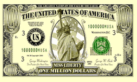 3 x 5 Foot Million Dollar Bill Novelty Flag