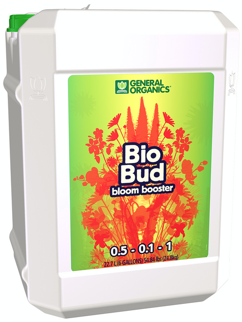 General Hydroponics General Organics BioBud 0.5-0.1-1 (6 gallons) in Bulk (720006) UPC 20793094000264
