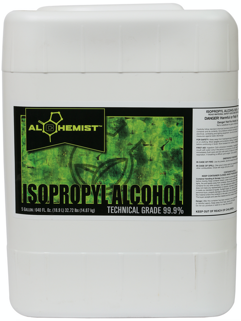 Alchemist Isopropyl Alcohol 99.9% (5 Gallon bottles) by the Pallet in Bulk     FREE SHIPPING (704563) UPC 20849969023507